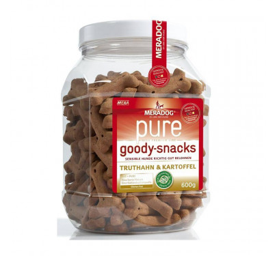 Meradog Pure Sensitive Grain-Free Goody Snack Turkey & Potato 600g