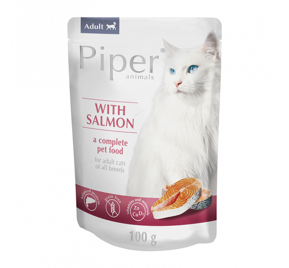 Piper Cat Adult Σολομός Pouch 100gr