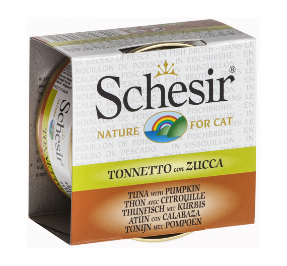 Schesir Cat Broth Τόνος με Κολοκύθα 70gr