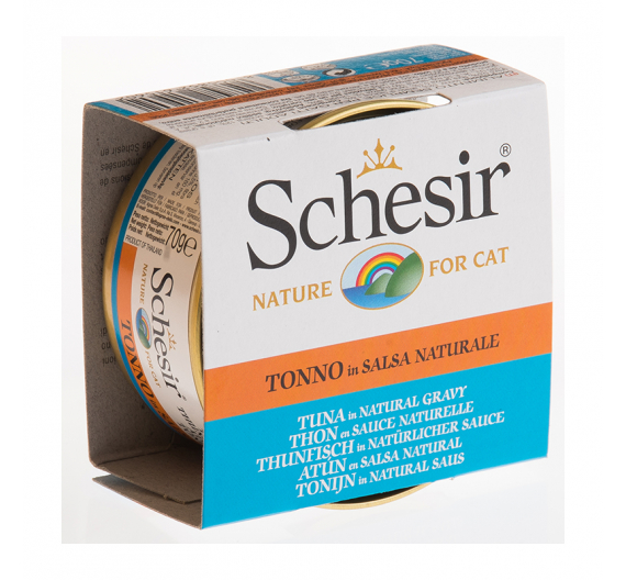 Schesir Cat Natural Gravy Sauce Τόνος 70gr