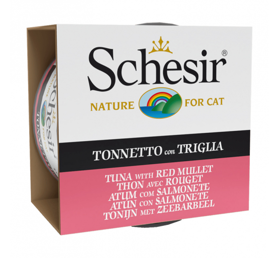 Schesir Cat Jelly Τόνος με Μπαρμπούνι 85gr