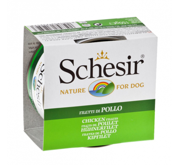 Schesir Dog Jelly Φιλετάκια Κοτόπουλο 150gr