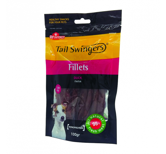 Tail Swingers Λιχουδιές από Φιλετάκια Πάπιας 100gr