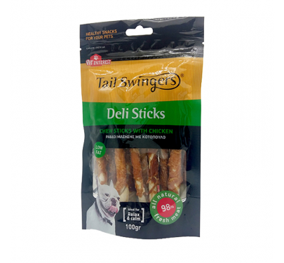 Tail Swingers Sticks Rawhide με Κοτόπουλο 100gr