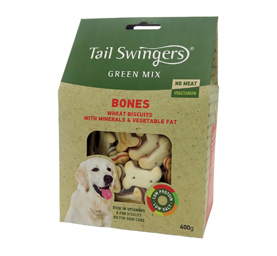 Tail Swingers Μπισκότα Green Mix Bones 400gr