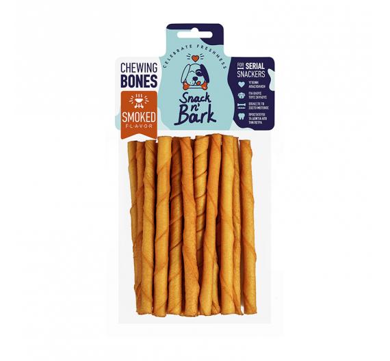 Snack n' Bark Twisted Stick Καπνιστό 12.5cm 5-7gr 20τμχ