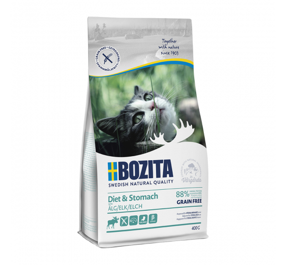 Bozita Diet & Stomach Ελάφι Grain Free 400gr