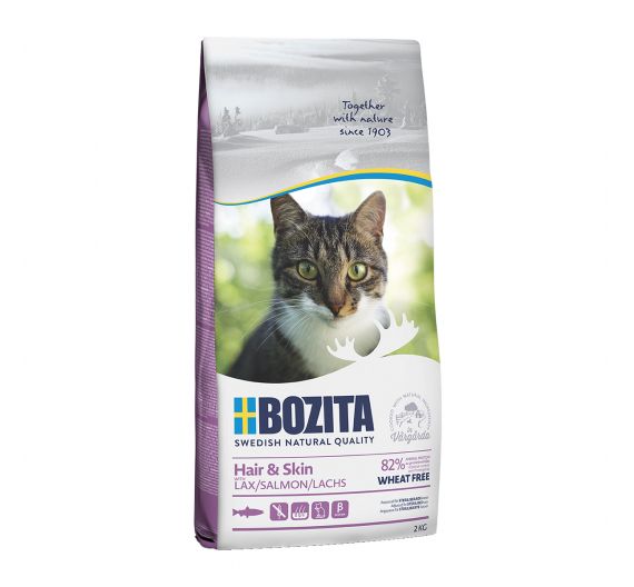 Bozita Hair & Skin Σολομός Wheat Free 2kg