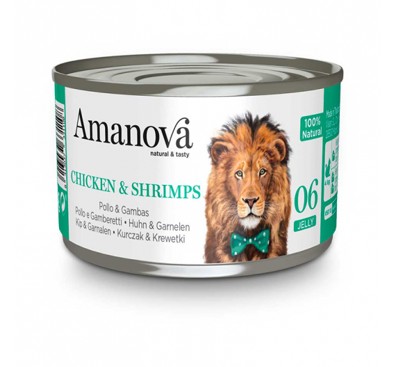 Amanova Cat Chicken & Shrimps Broth 70gr