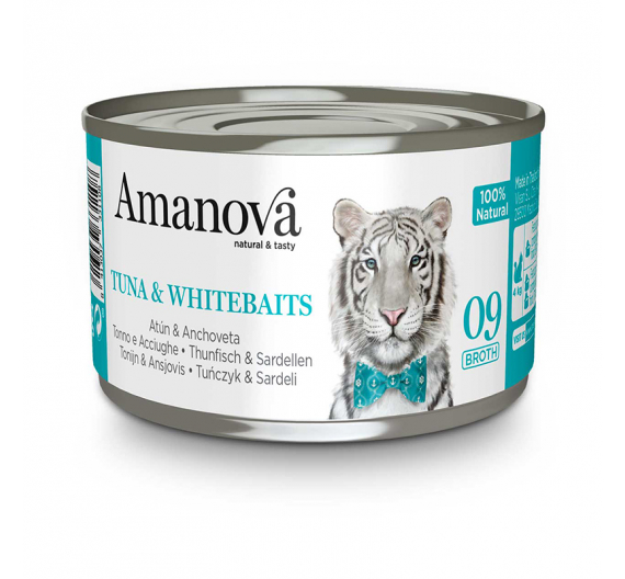 Amanova Cat Tuna & Whitebaits Broth 70gr