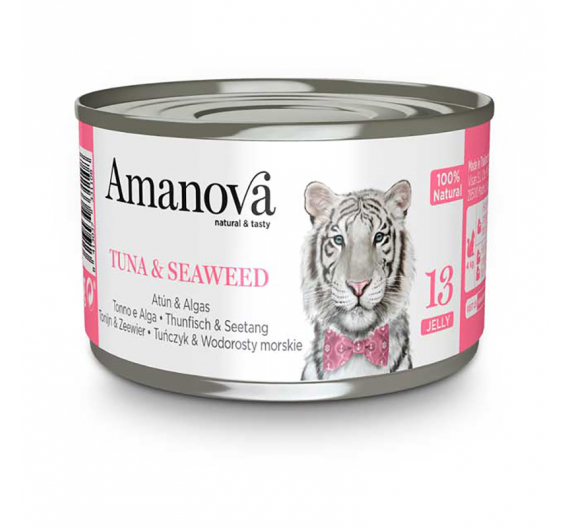 Amanova Cat Tuna & Seaweed Jelly 70gr