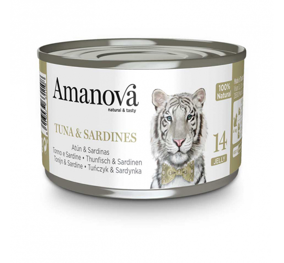 Amanova Cat Tuna & Sardines Jelly 70gr