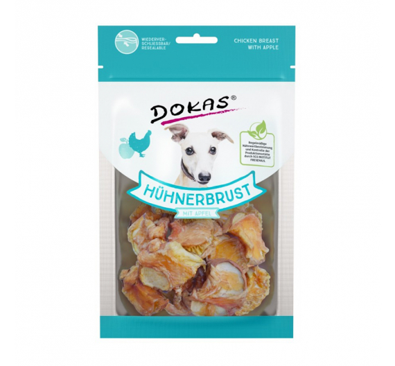 Dokas Λιχουδιές Dried Chicken Breast & Apple 70gr