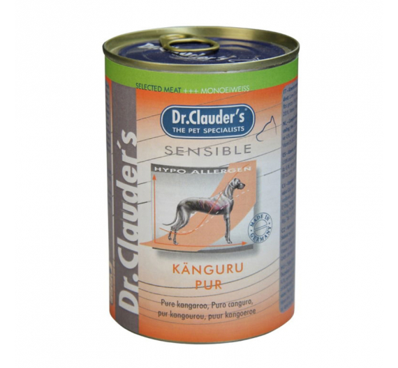 Dr Clauder's Dog Sensible Kangaroo Pure 400gr