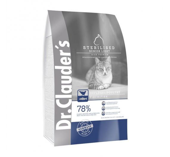 Dr Clauder's High Premium Cat Sterilised/Senior/Light 400gr