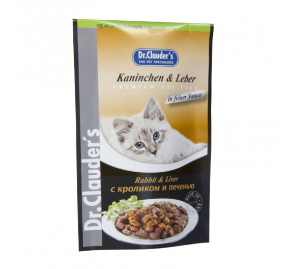 Dr Clauder's Cat Rabbit & Liver 100gr