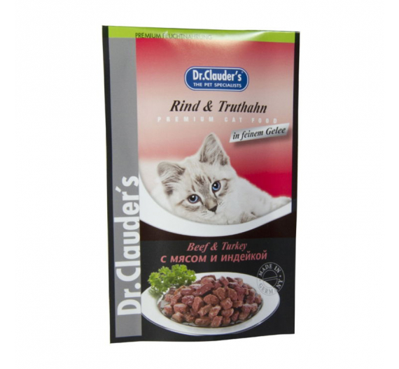 Dr Clauder's Cat Beef & Turkey 100gr