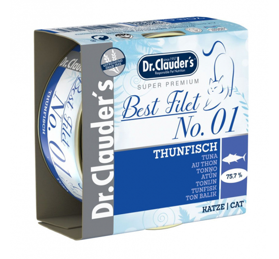 Dr Clauder's Cat Best Filet No1 Tuna 80gr