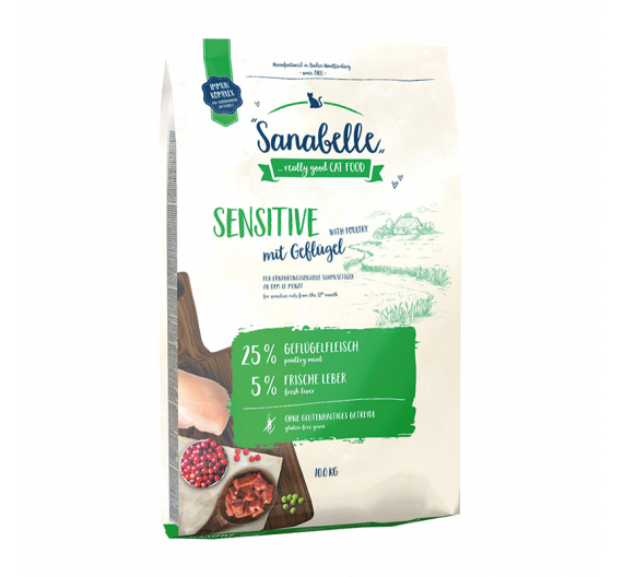 Bosch Sanabelle Cat Adult Sensitive Poultry 10kg