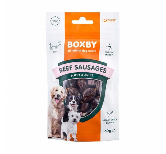 Boxby Beef Sausages 60gr Λουκάνικα με Βοδινό