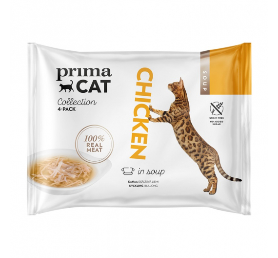 Prima Cat Classic Κοτόπουλο σε Ζελέ 85gr