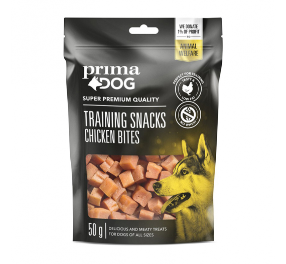 Prima Dog Training Snacks Chicken Bites 50gr