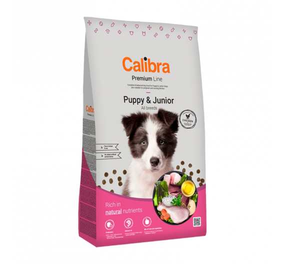 Calibra Premium Dog Puppy & Junior Chicken 3kg