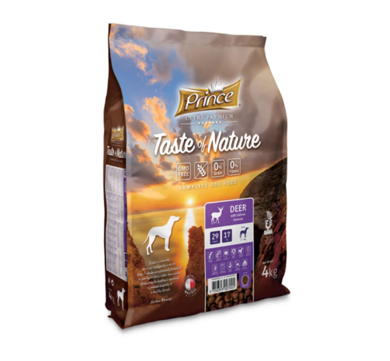 Prince Taste Of Nature Dog Medium/Maxi Deer 4kg