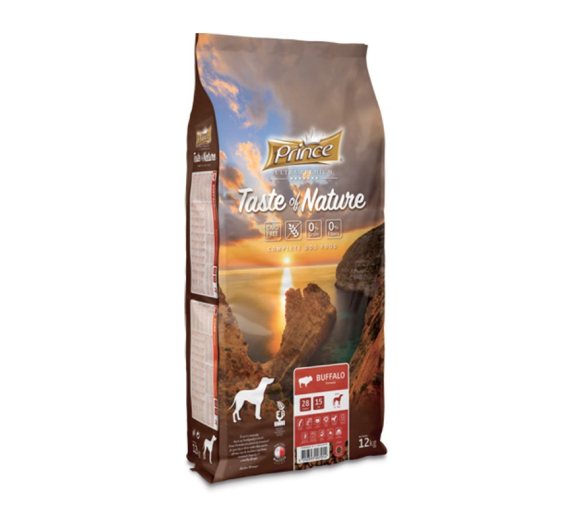 Prince Taste Of Nature Dog Medium/Maxi Buffalo 12kg