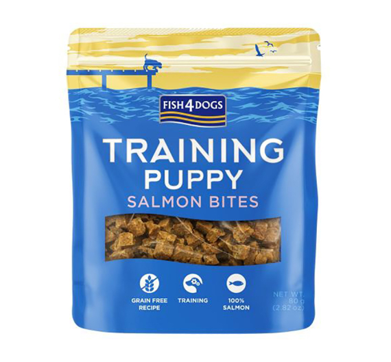 Fish4Dogs Puppy Training Salmon Bites 80gr