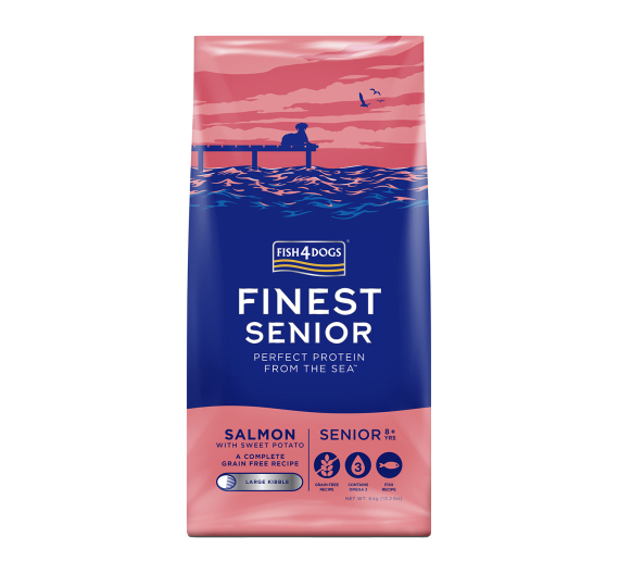 Fish4dogs Finest Salmon Senior Large 6kg