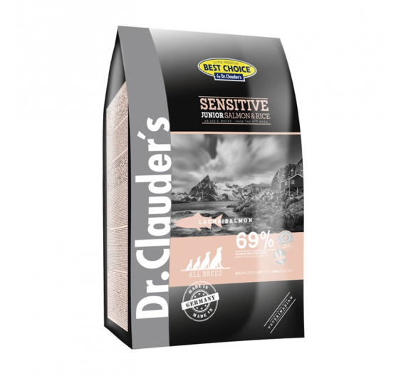 Dr Clauder's Best Choice Junior Sensitive Salmon & Rice 12.5kg