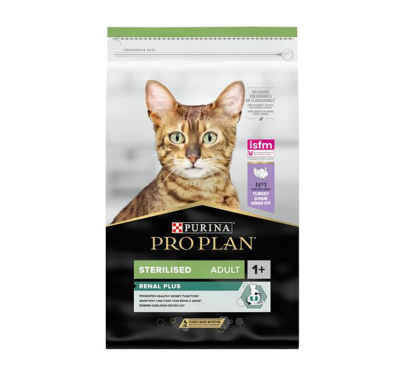 Purina Pro Plan OptiRenal Sterilised Γαλοπούλα 1.5kg