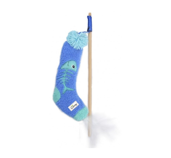 AFP Παιχνίδι Sock Wand Fish 35x8x2cm με Catnip