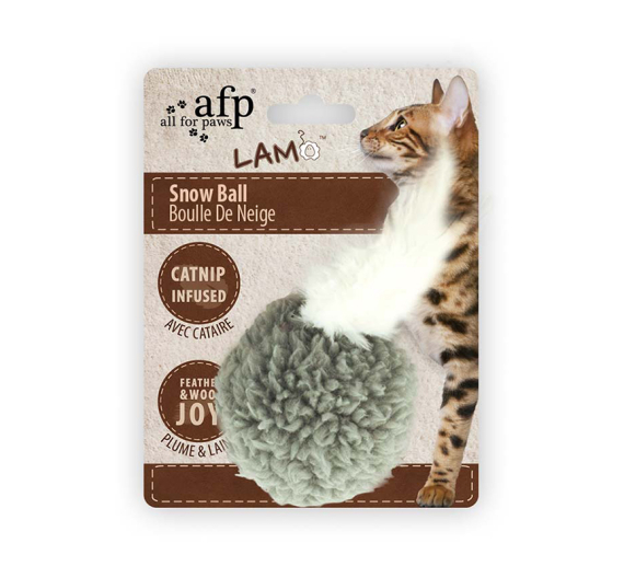 AFP Παιχνίδι Snοw Ball 5x5x3cm με Catnip