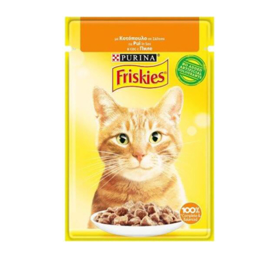 Friskies Cat Κοτόπουλο & Λαχανικά σε Σάλτσα 26x85gr