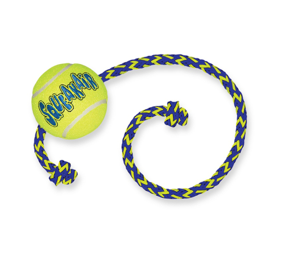 KONG Squeakair Tennis Ball με Σχοινί