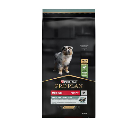 PRO PLAN Medium Puppy Sensitive Digestion Αρνί 12kg