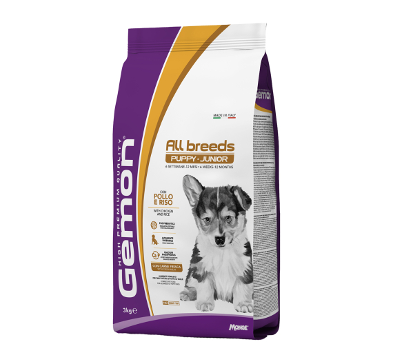 Gemon Dog Puppy & Junior Chicken & Rice 3kg