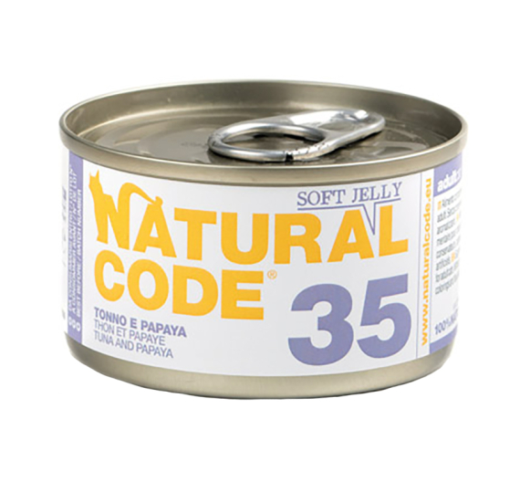 Natural Code Adult Cat Τόνος & Παπάγια 85gr