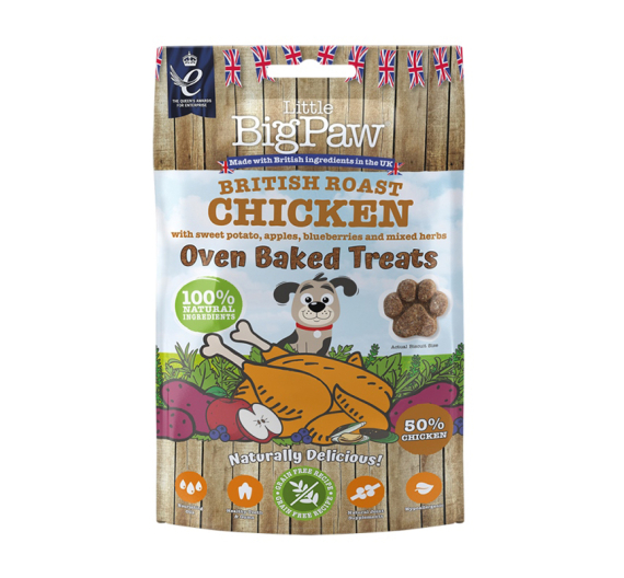 Little Big Paw Oven Baked Treats Chicken 130gr