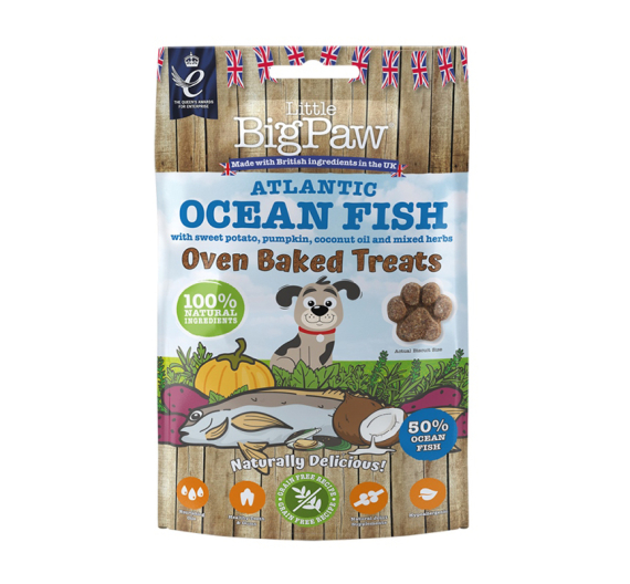 Little Big Paw Oven Baked Treats Fish 130gr