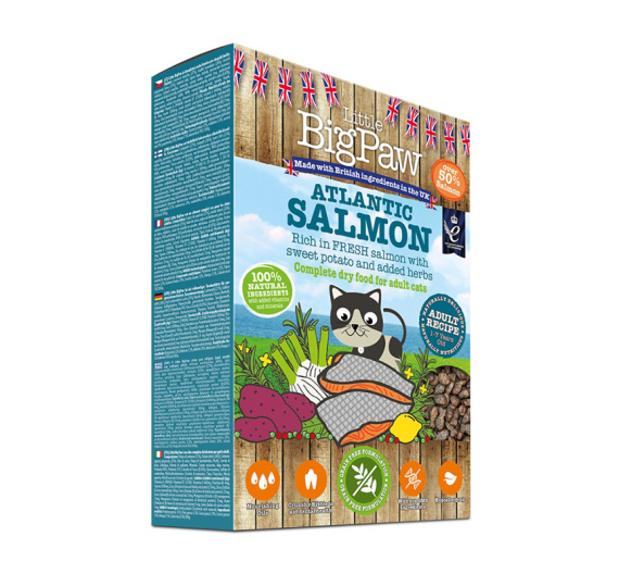 Little Big Paw Dry Cat Adult Atlantic Salmon 375gr