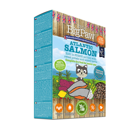 Little Big Paw Dry Cat Senior Atlantic Salmon 350gr