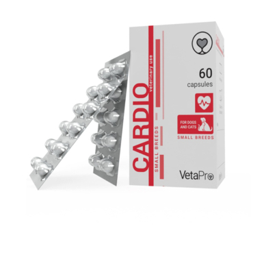 VetaPro Cardio Small Breeds & Cats 60tabs