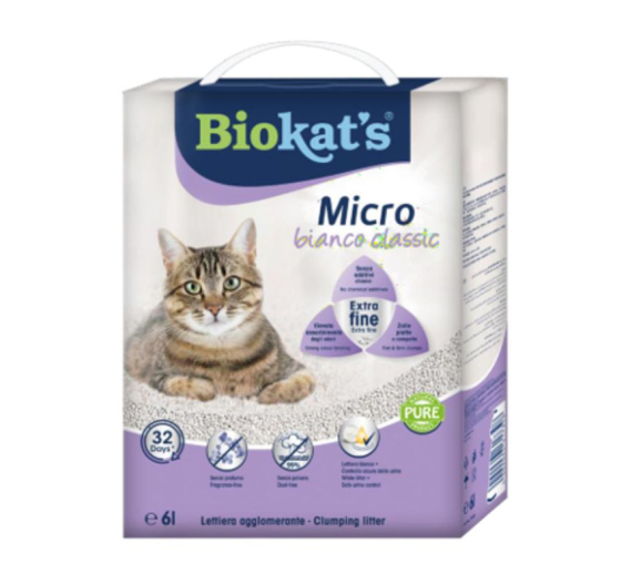 Biokat's Micro Bianco Classic 6L σε Κουτί