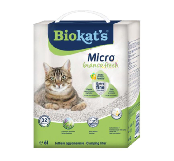 Biokat's Micro Bianco Fresh 6L με Άρωμα Άνοιξης σε Κουτί