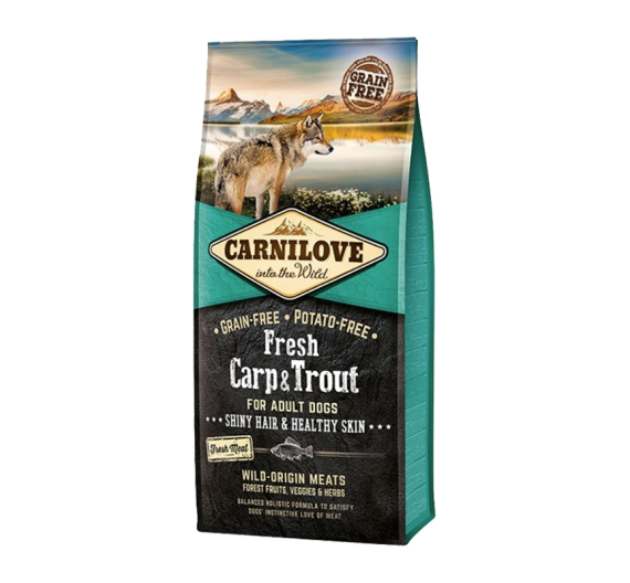 Carnilove Fresh Adult Carp & Trout 12kg + 1.5kg ΔΩΡΟ