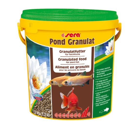 Sera Pond Granulat Nature Τροφή για Ψάρια Λίμνης σε Sticks 10L