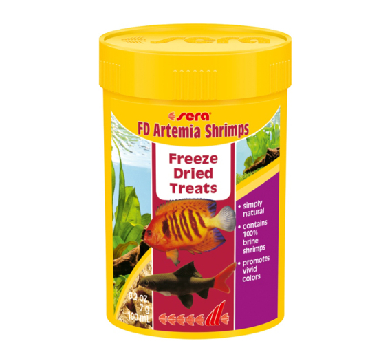 Sera FD Artemia Shrimps Λιχουδιές Freeze Dried 100 ml